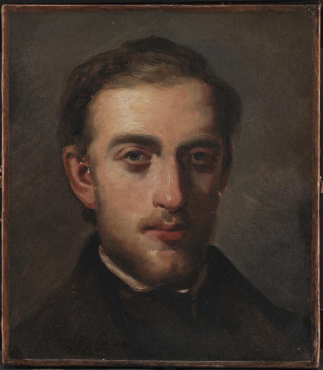 Portrett av maleren Fritz Melbye (1826-69) av Camille Pissarro