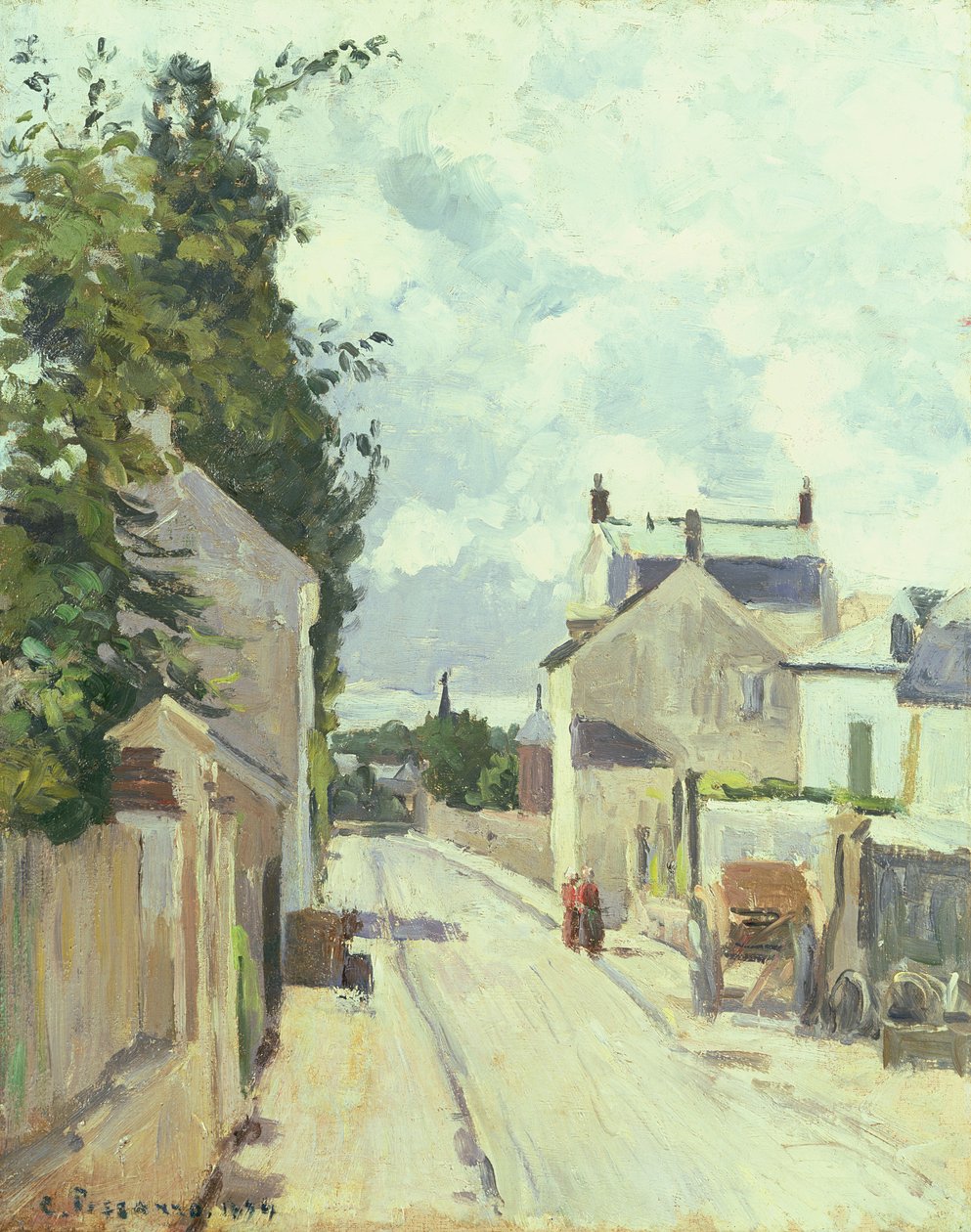 Hermitage Street, Pontoise av Camille Jacob Pissarro