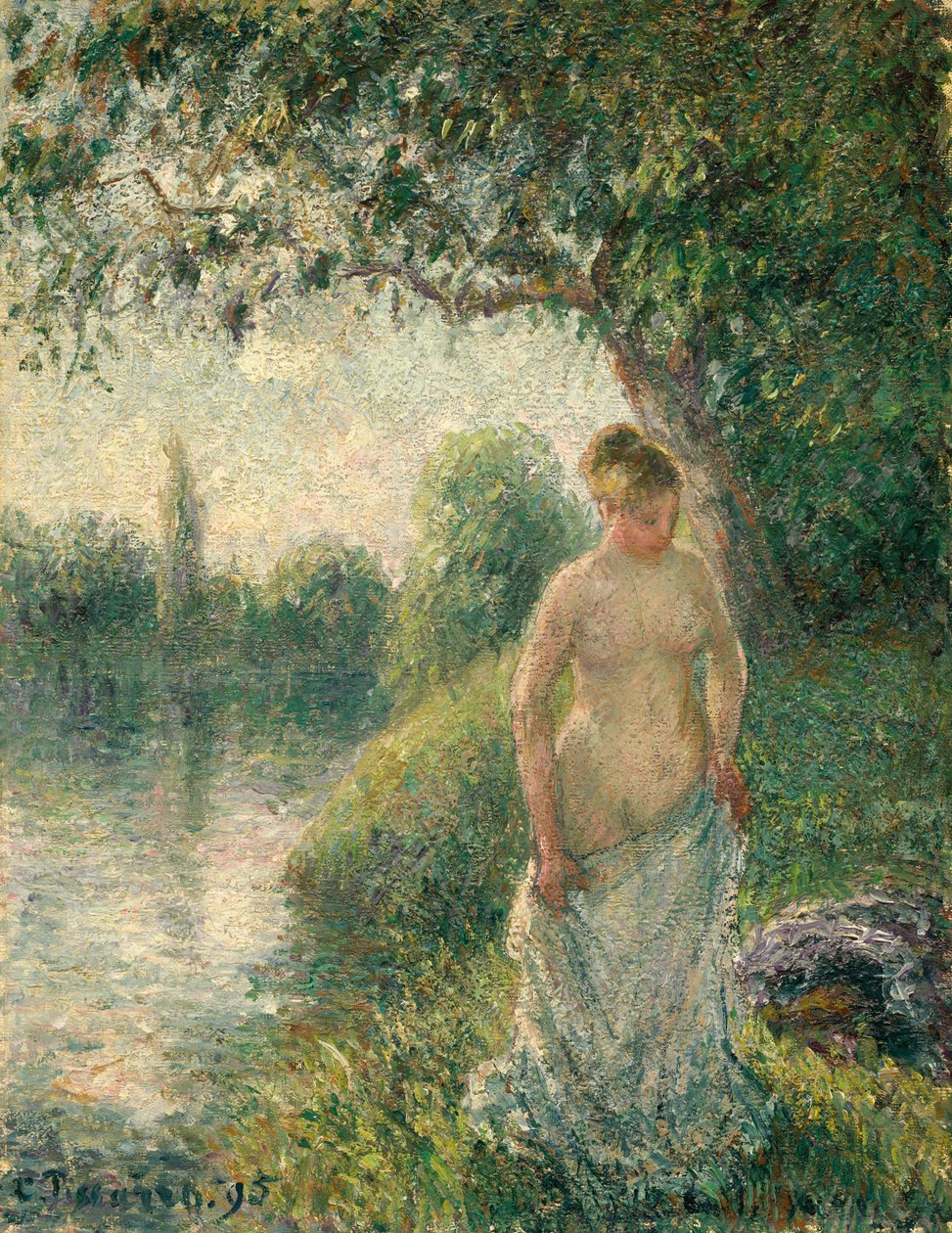 Baderen av Camille Pissarro