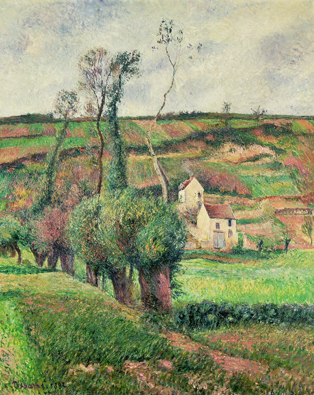 Kålbakkene, Pontoise av Camille Jacob Pissarro