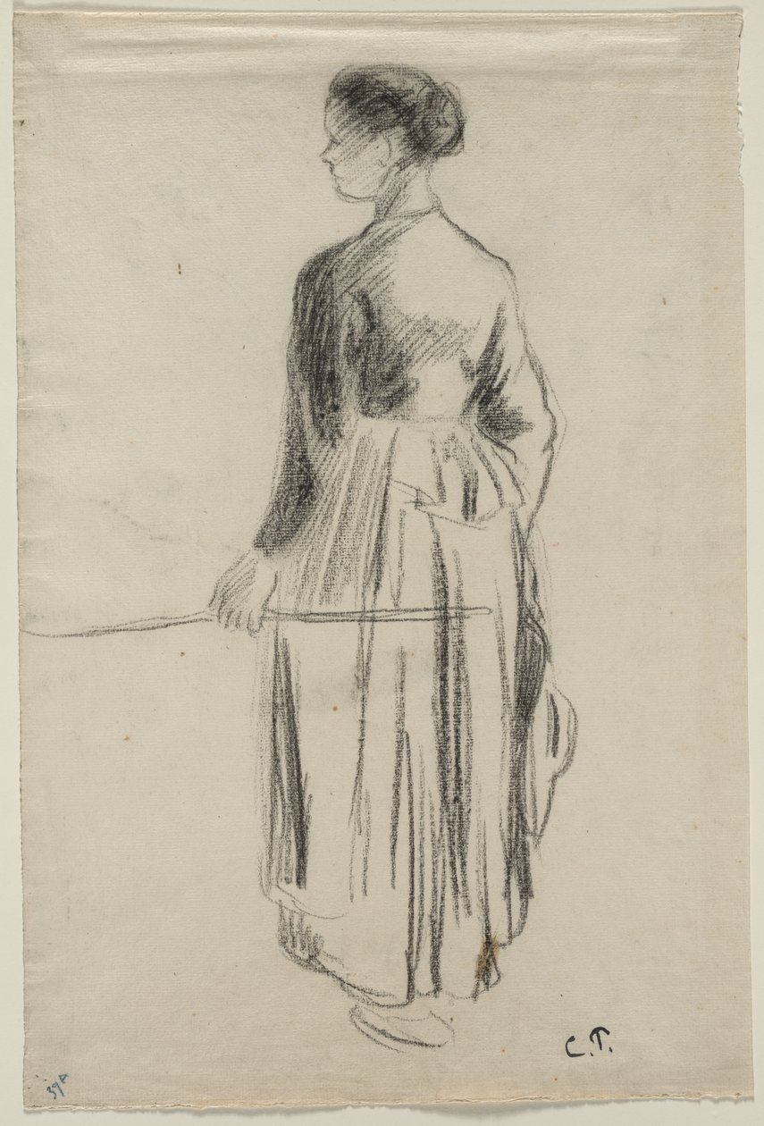 Kuherinnen, Eragny av Camille Pissarro