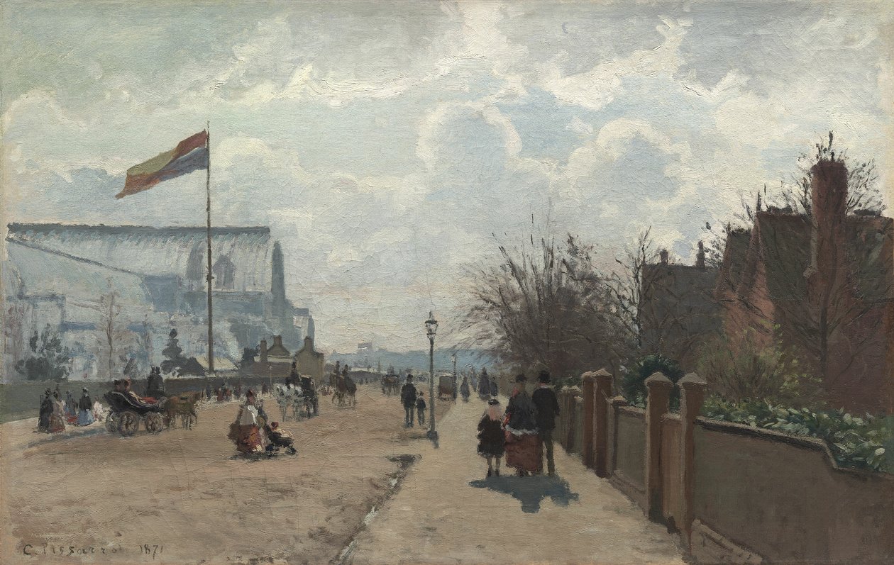 Krystallpalasset av Camille Pissarro