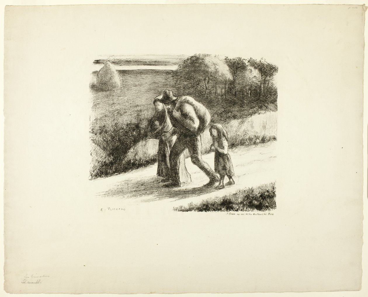 Vagabondene av Camille Pissarro
