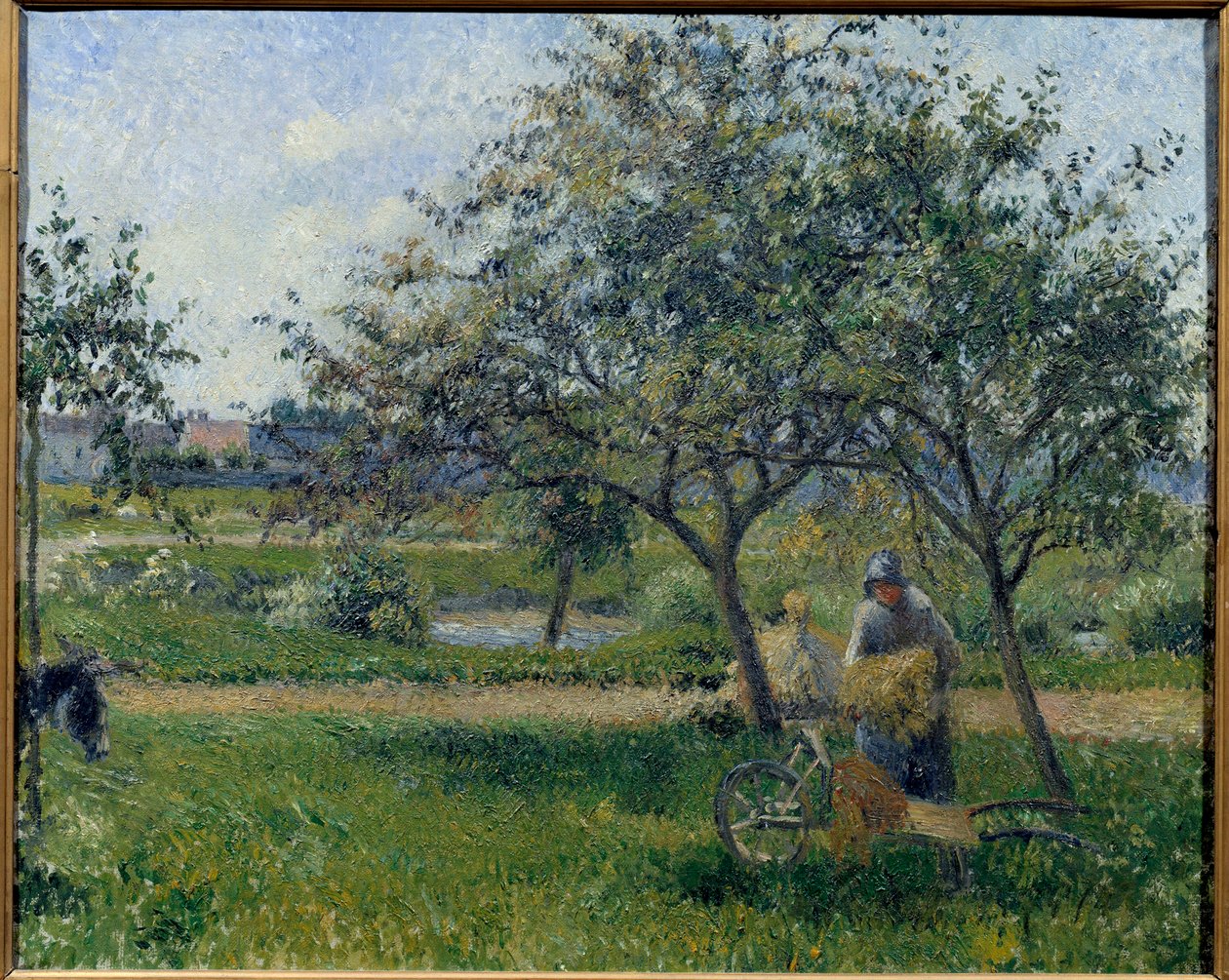 Trillebåren, frukthagen Maleri av Camille Pissarro (1830-1903) ca. 1881. Søn. 0,54x0,65 m Paris, Musee d