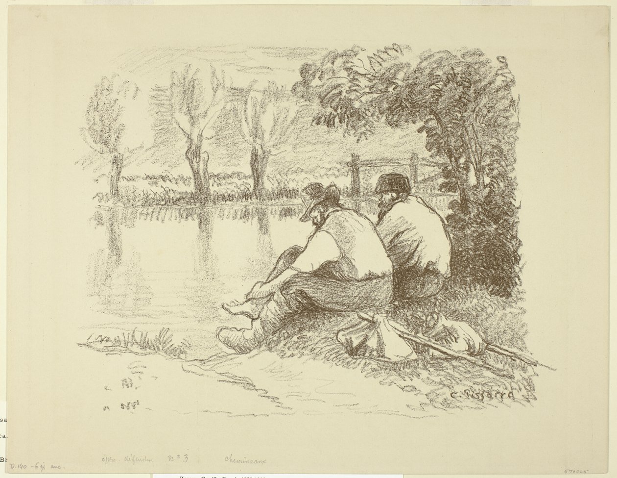 Trampe av Camille Pissarro