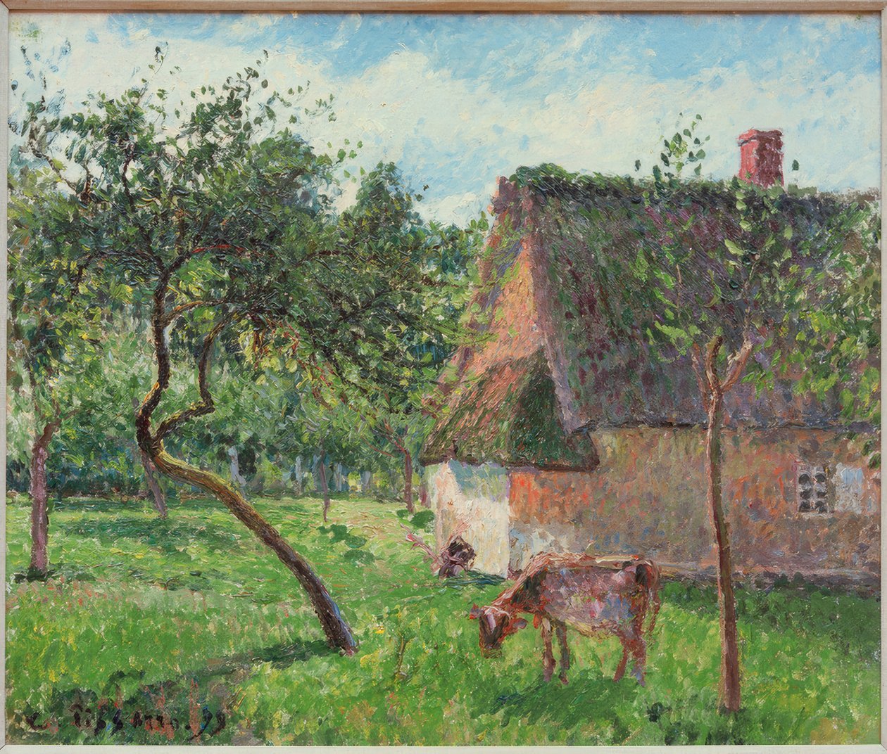 A clos i Varengeville av Camille Pissarro