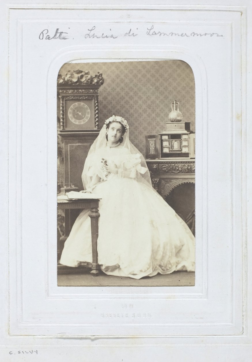 Adelina Patti, 1860-69. av Camille Silvy