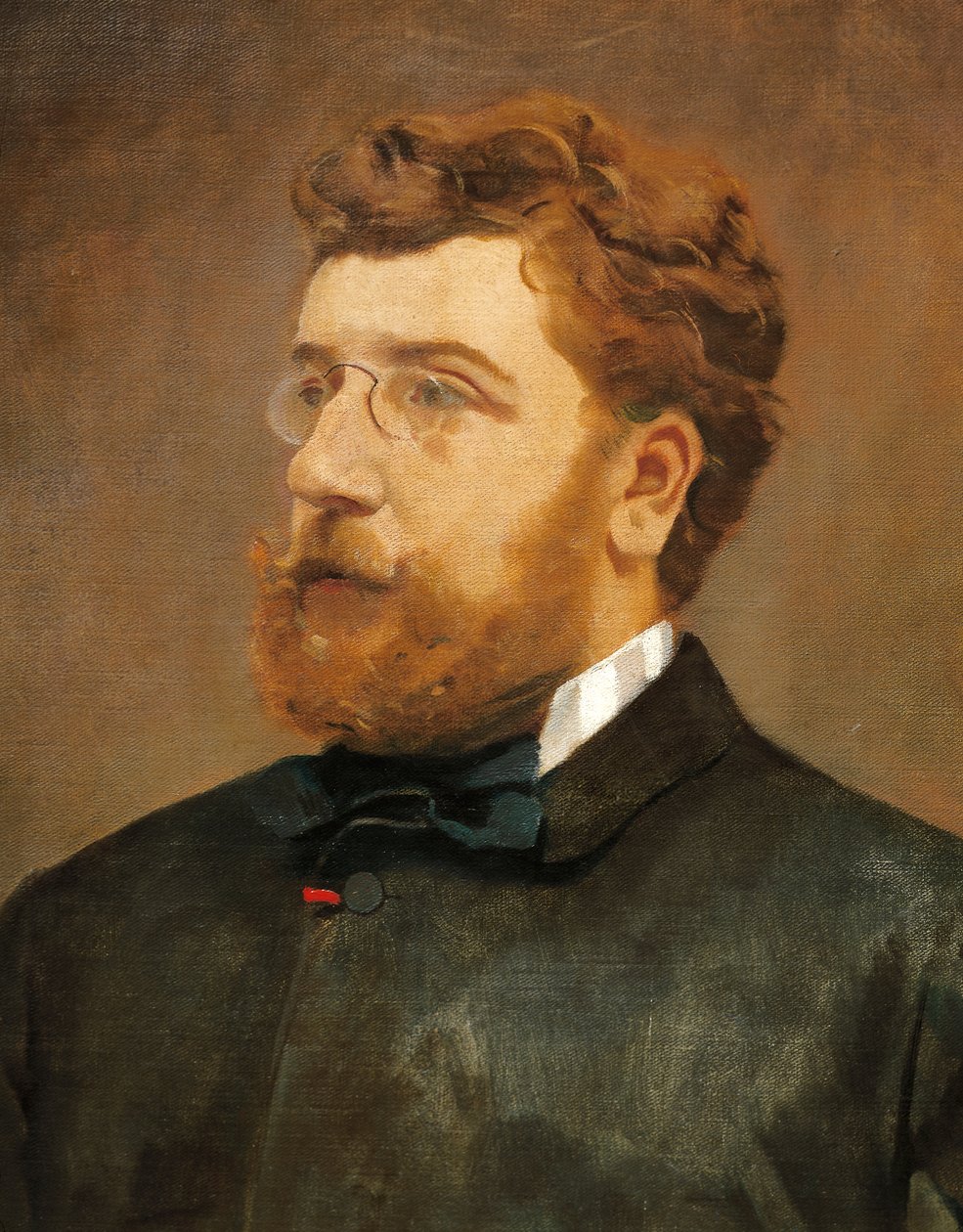 Portrett av Georges Bizet (Paris av Camillo (1840 1919) Miola