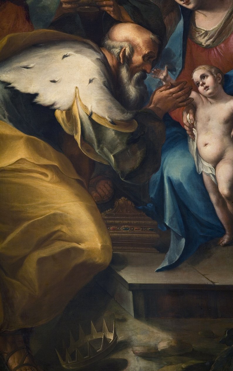 Adoration of the Magi, detalj av 3498488 av Camillo Procaccini