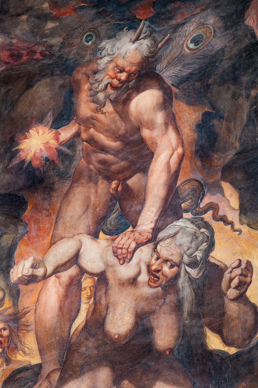 Siste dom, detalj (fresko) av Camillo Procaccini