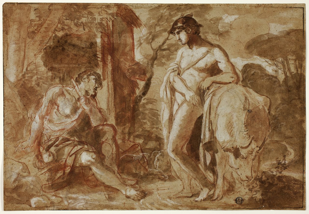 Mercury og Argus av Camillo Procaccini