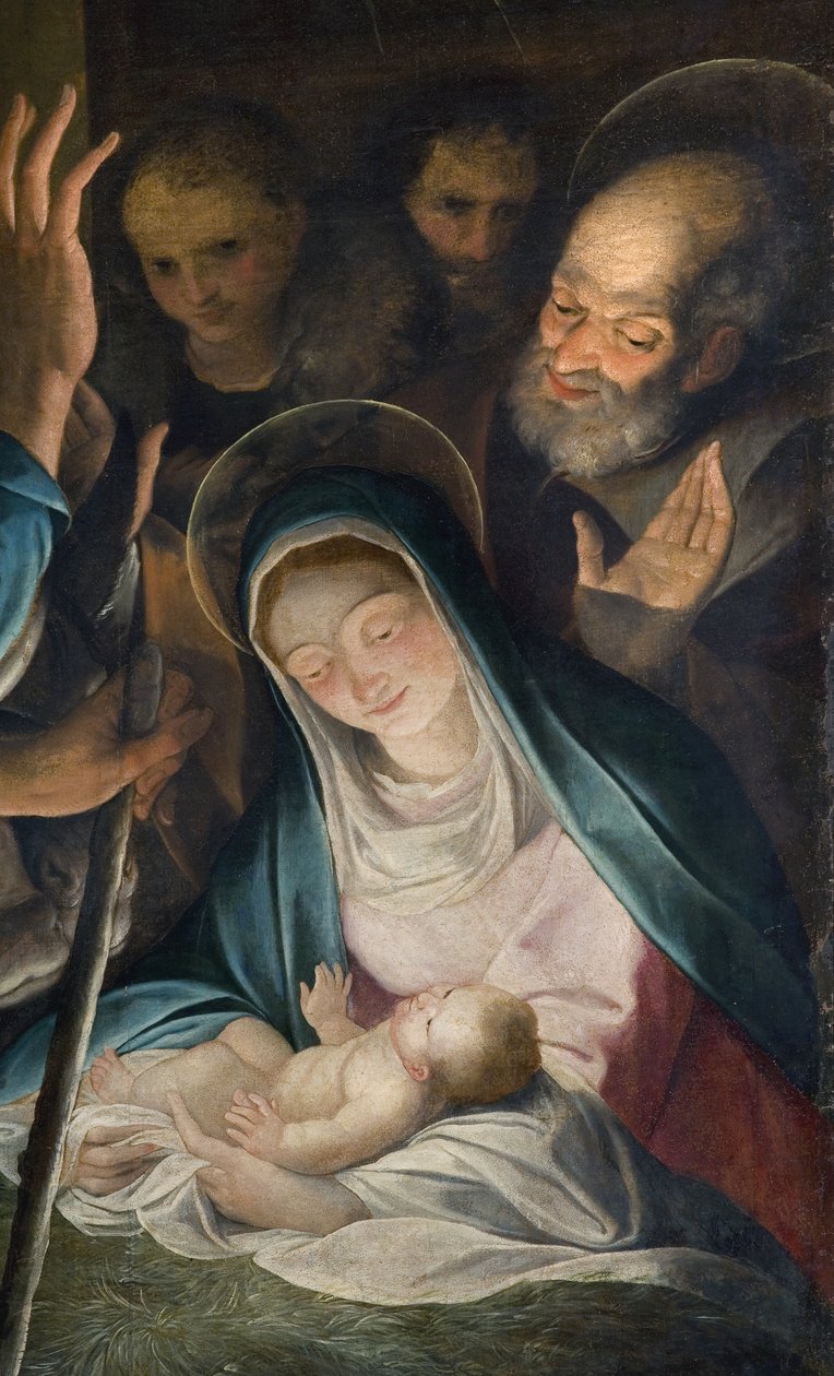 Fødsel, detalj av 3498491 av Camillo Procaccini