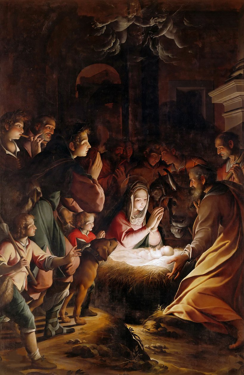 Hyrdenes tilbedelse, ca. 1615. av Camillo Procaccini