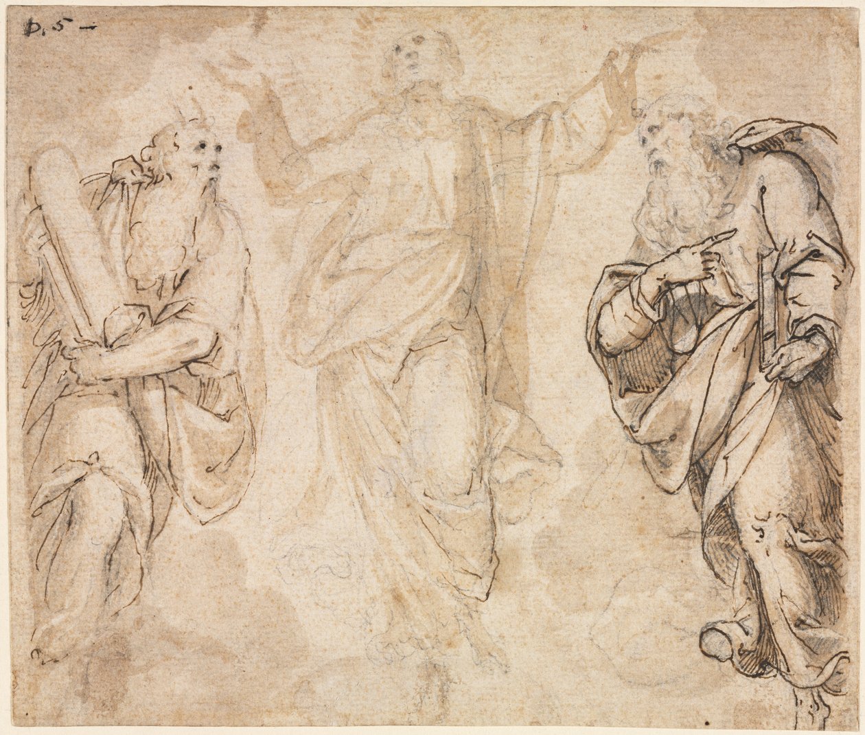 Transfiguration recto, ca. 1590. av Camillo Procaccini