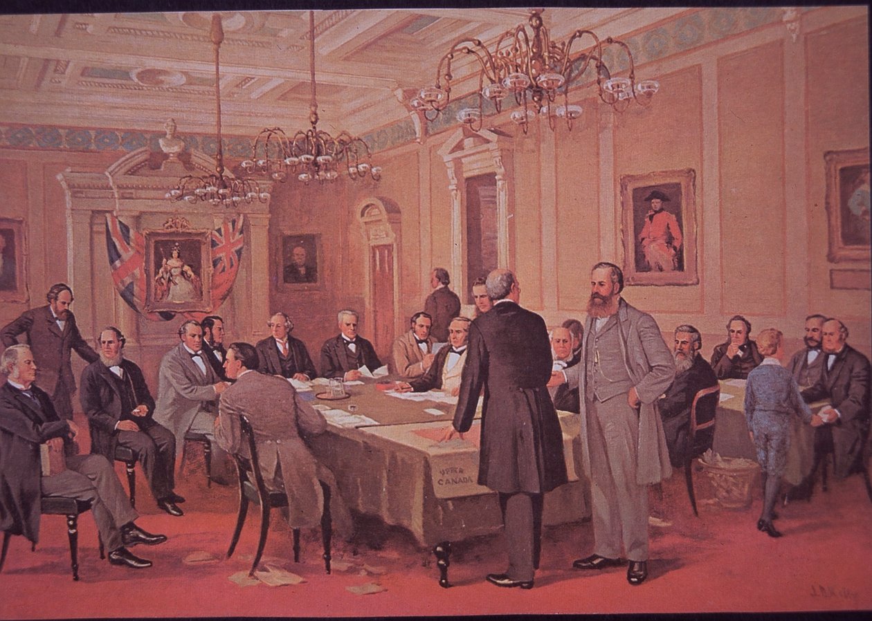 British North America Act 1867, som resulterte i Canada av Canadian School