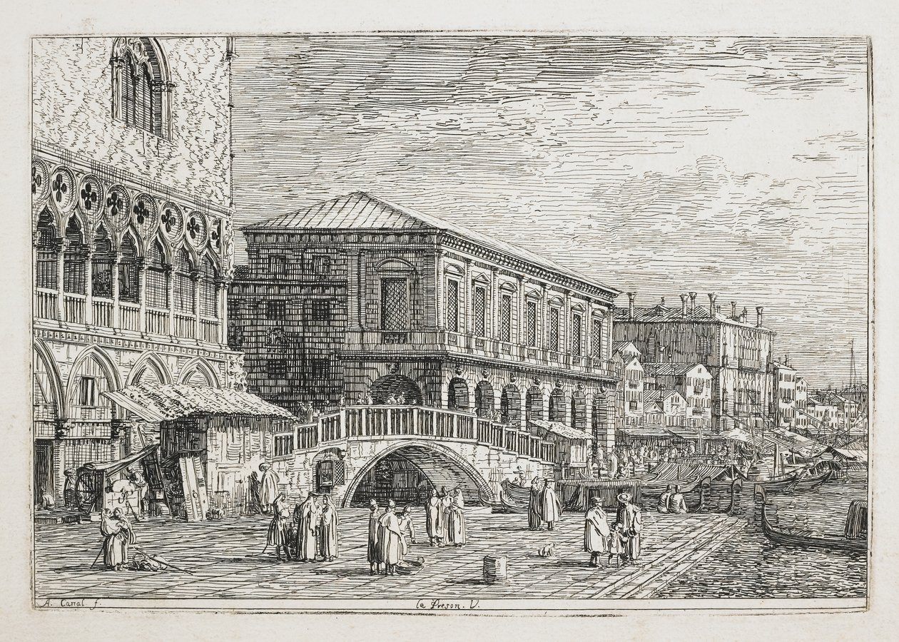 Le Preson. V., 1740-1745 av Giovanni Antonio Canal