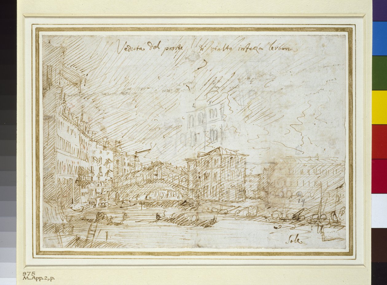 Rialtobroen av Giovanni Antonio Canal