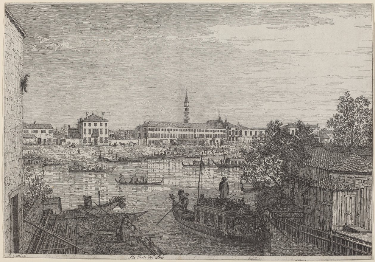 Ale Porto del Dolo av Canaletto