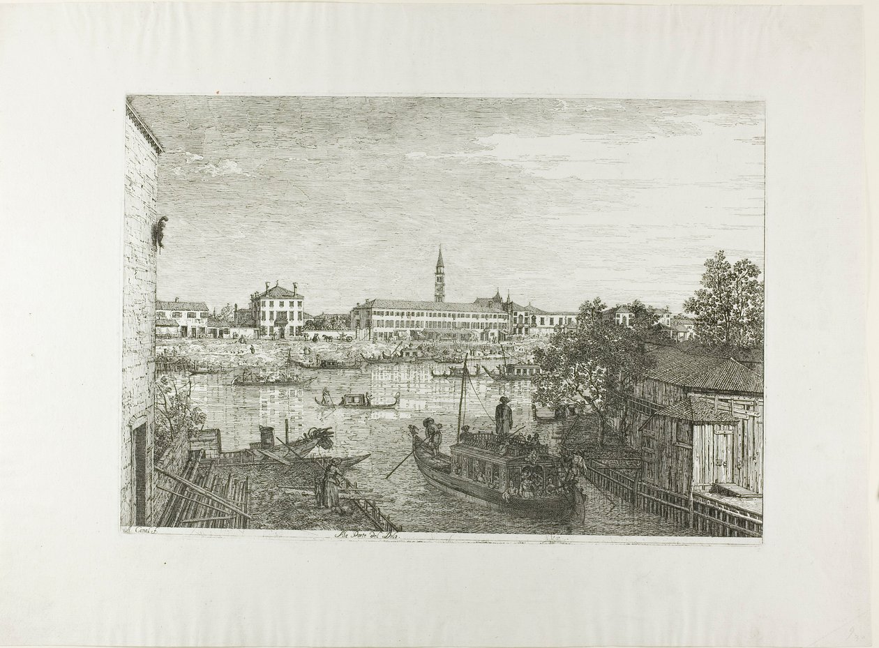Ale Porto del Dolo av Canaletto
