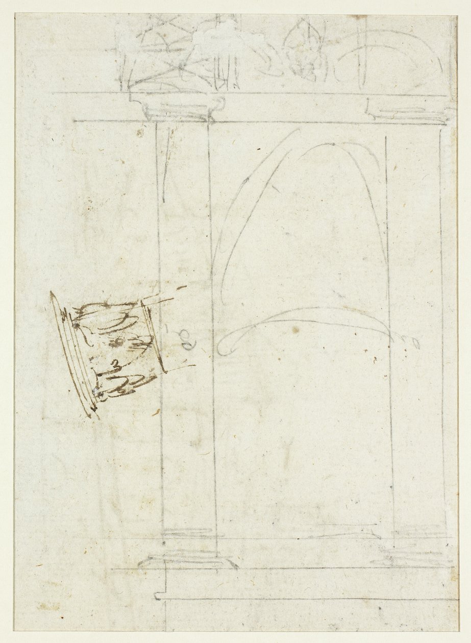 Arkitektoniske skisser av Canaletto