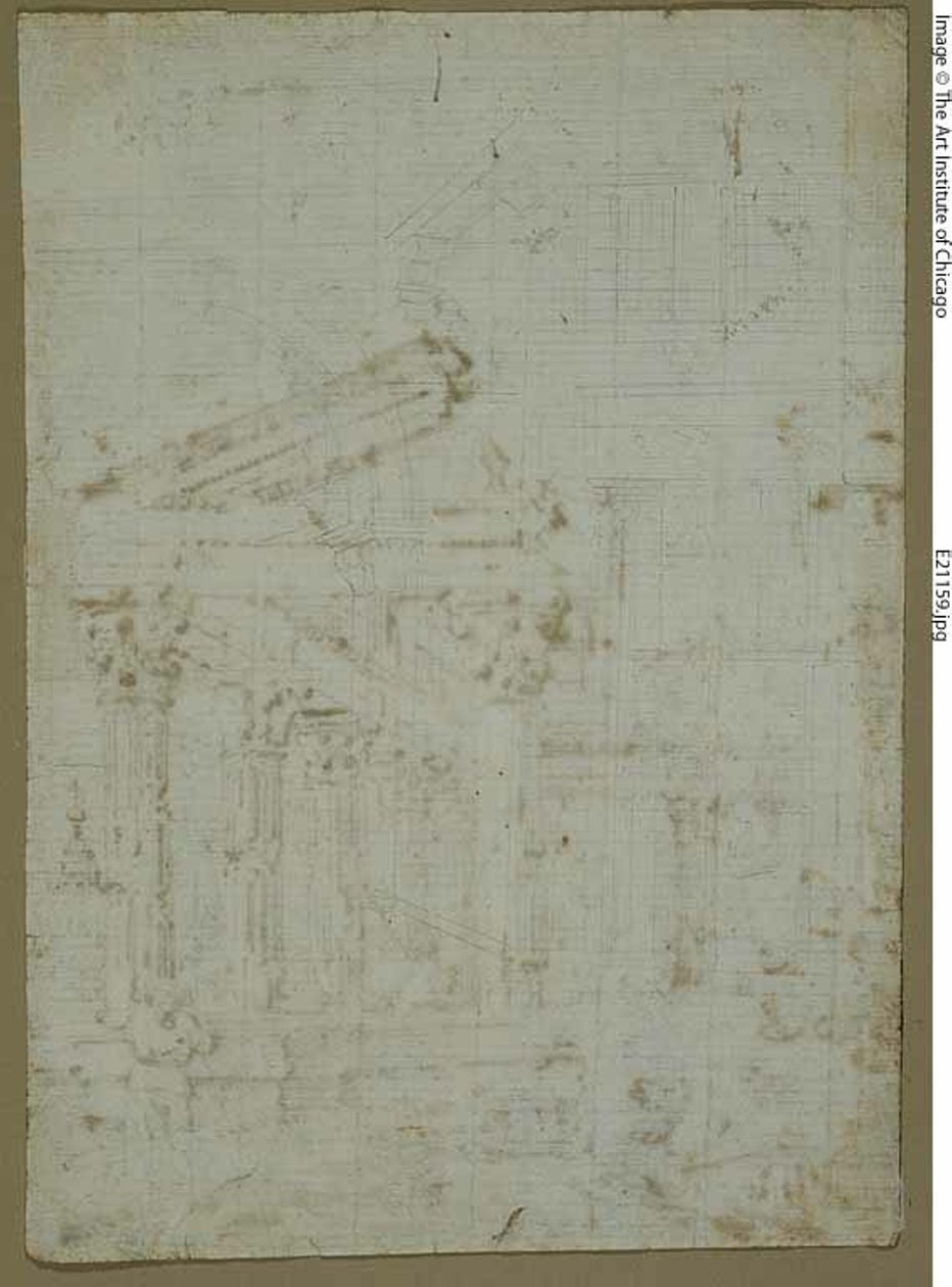 Arkitektoniske skisser av Canaletto