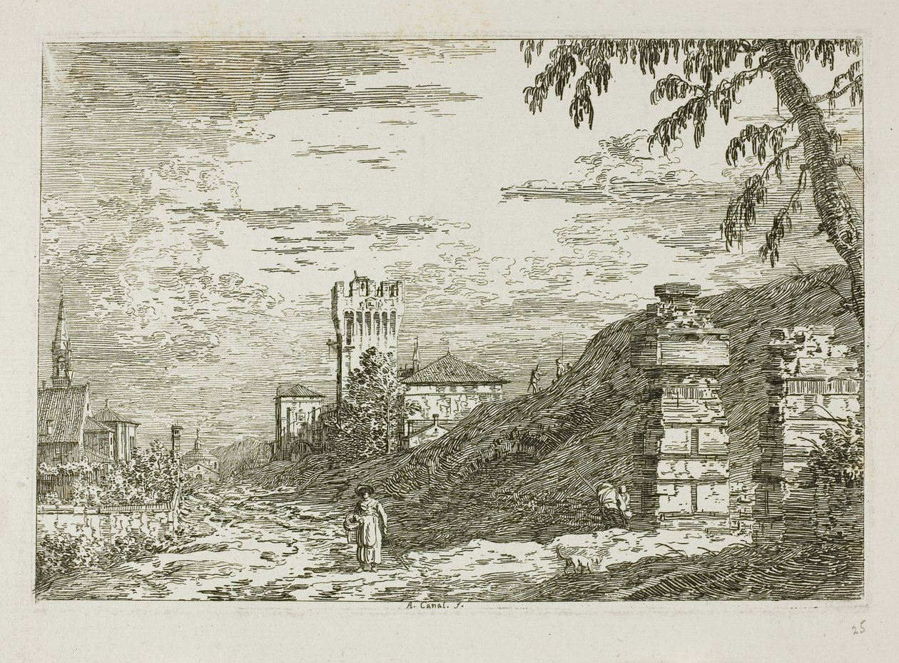 Landscape with Tower and Two Ruined Pillars, from Vedute   1283820   no       norwegian Successfully Translated  Original: Queencup Clintonia uniflora, 1924. Translat: Queencup Clintonia uniflora, 1924. 1139440 no norwegian Successfully Translated Original av Canaletto