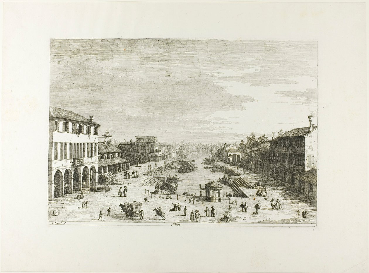 Mestre, fra Vedute av Canaletto