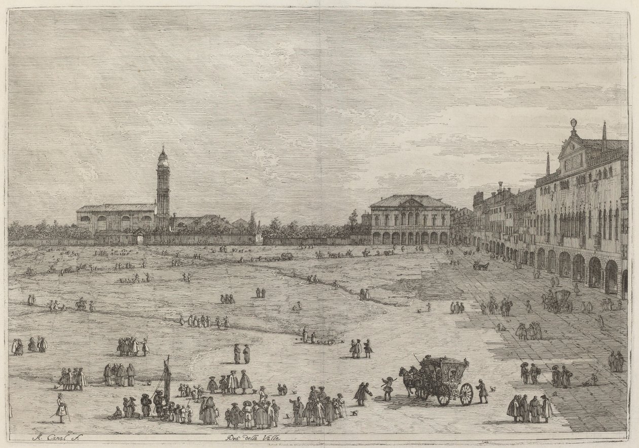 Pra della Valle av Canaletto