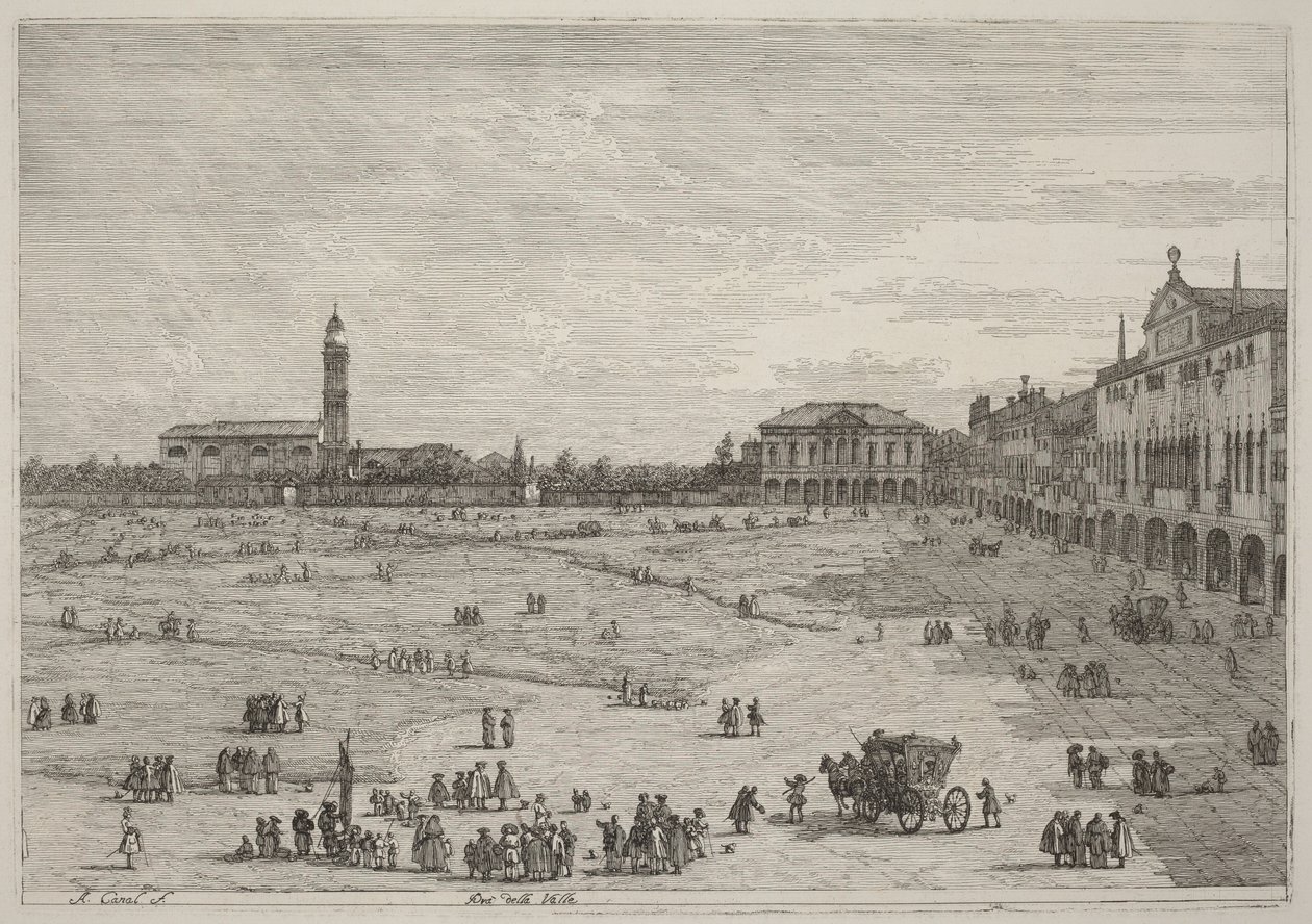 Prato della Valle av Canaletto