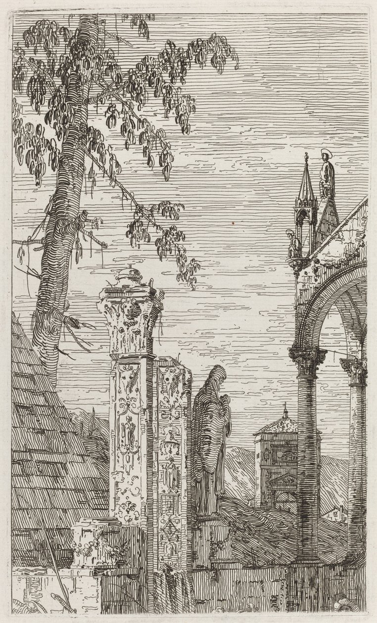 Biskopens grav [sentrum], ca. 17351746. av Canaletto