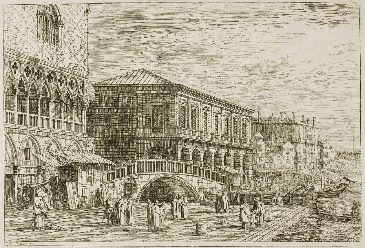 Fengselet, fra Vedute av Canaletto