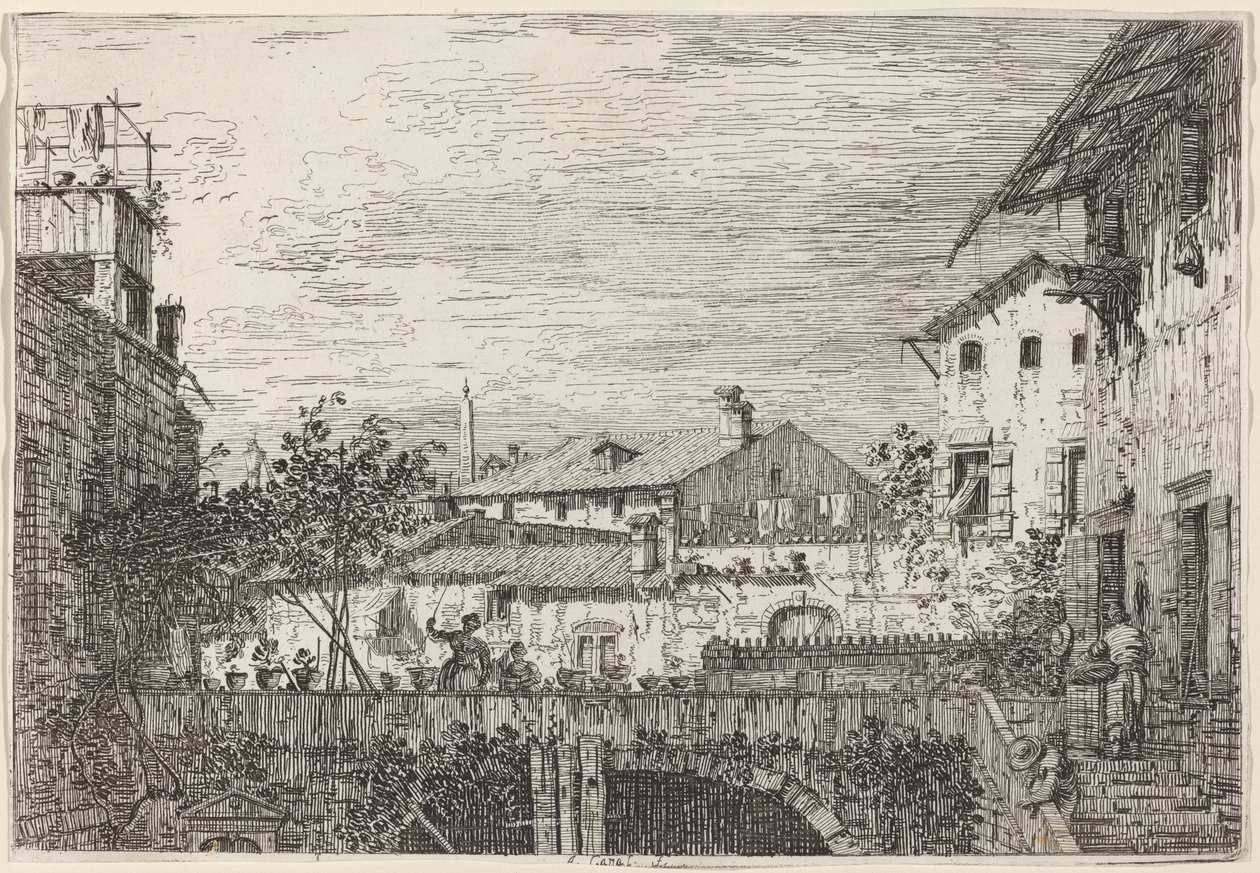Terrassen av Canaletto