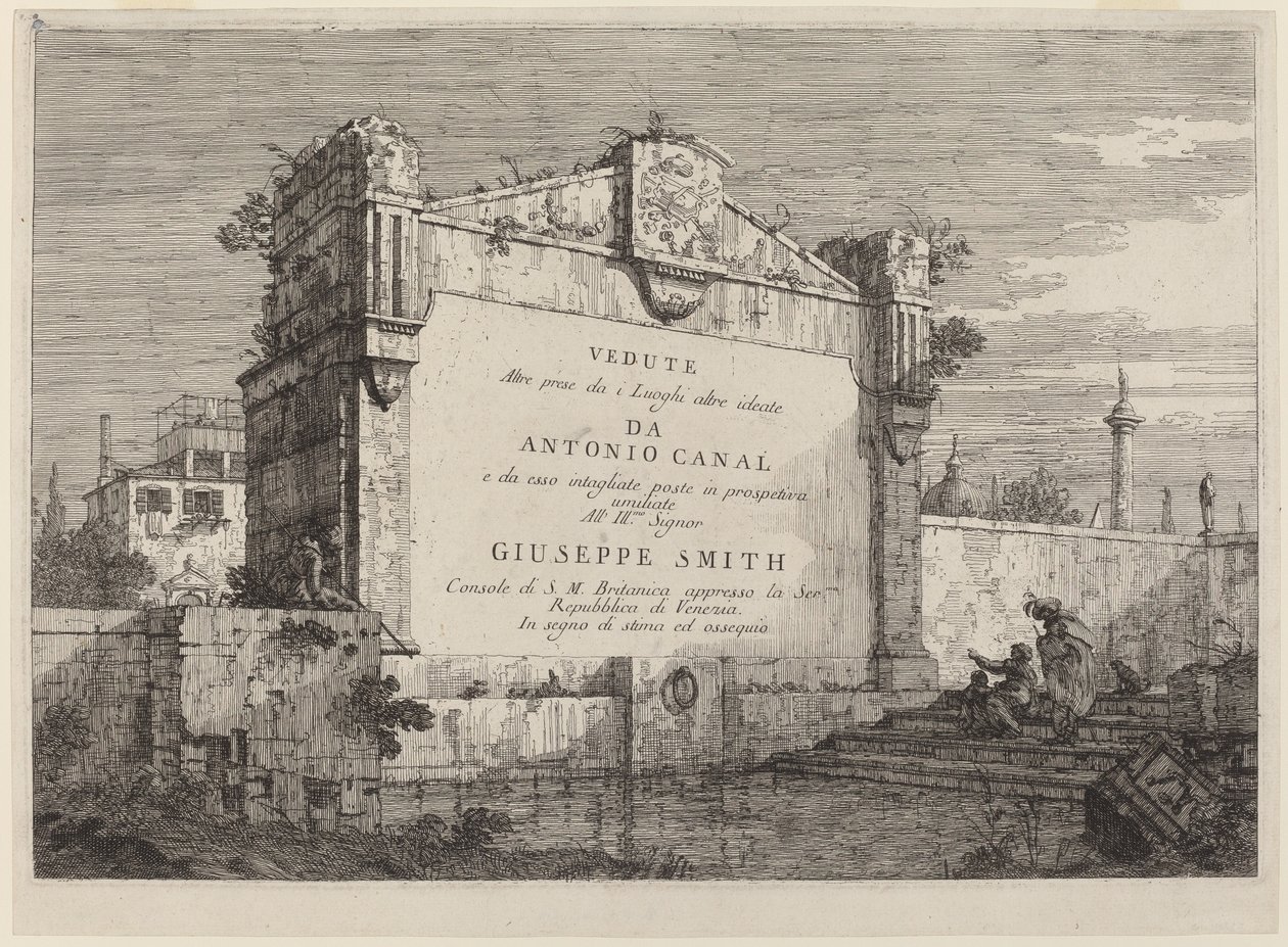 Tittelplate av Canaletto