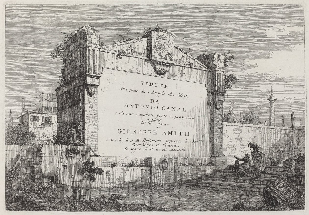 Tittelplate av Canaletto