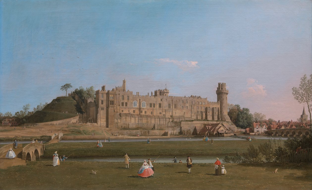 Warwick Castle av Canaletto