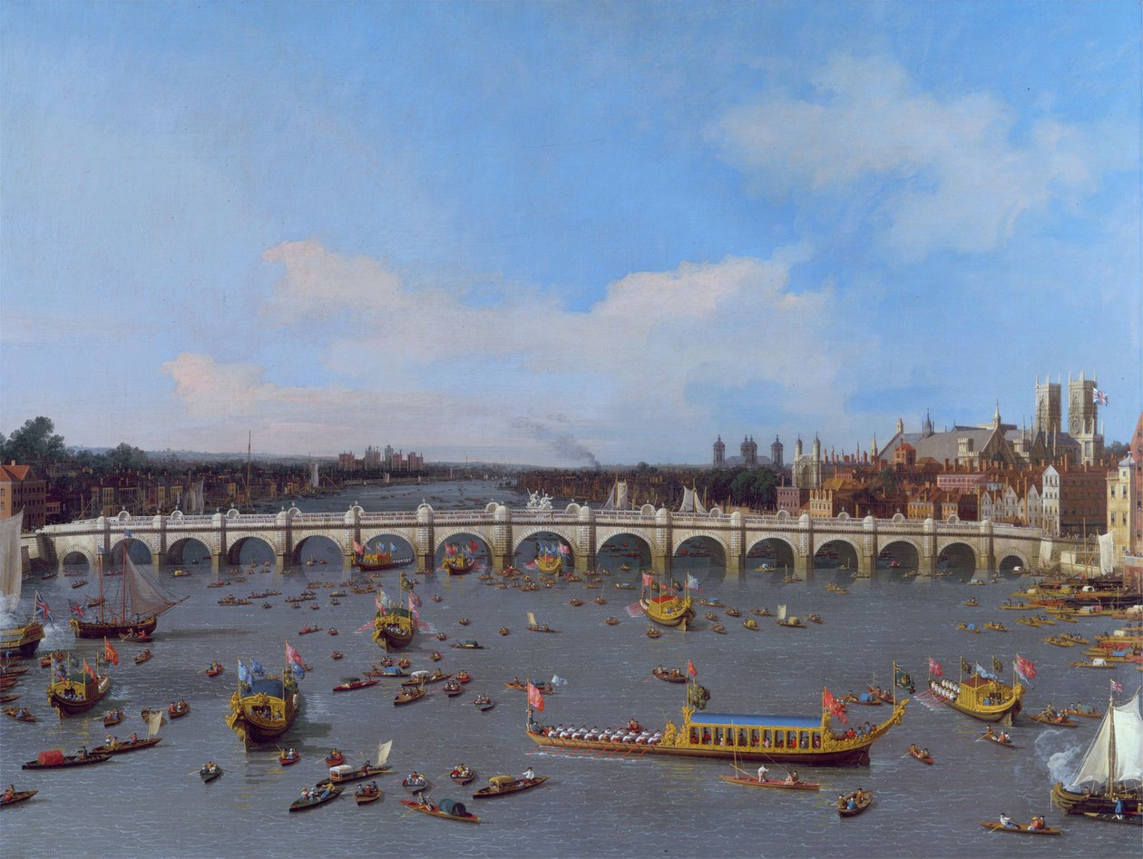 Westminster Bridge, med Lord Mayor