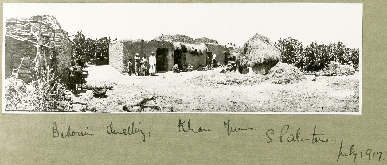 Beduinbolig, Khan Yunis av Capt. Arthur Rhodes