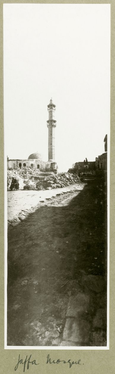 Jaffa-moskeen, 1917 av Capt. Arthur Rhodes