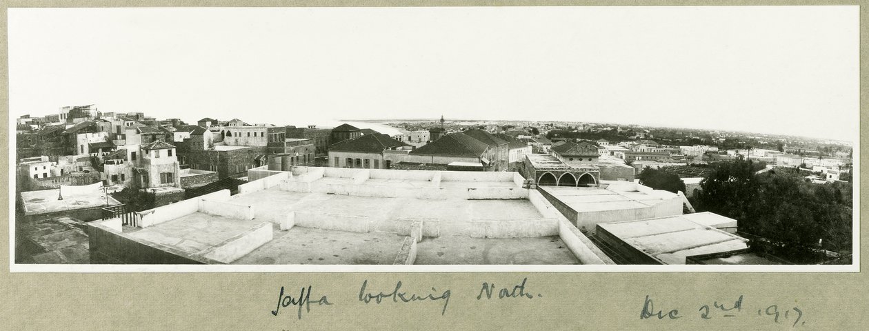 Jaffa ser nordover, 2. desember 1917 av Capt. Arthur Rhodes