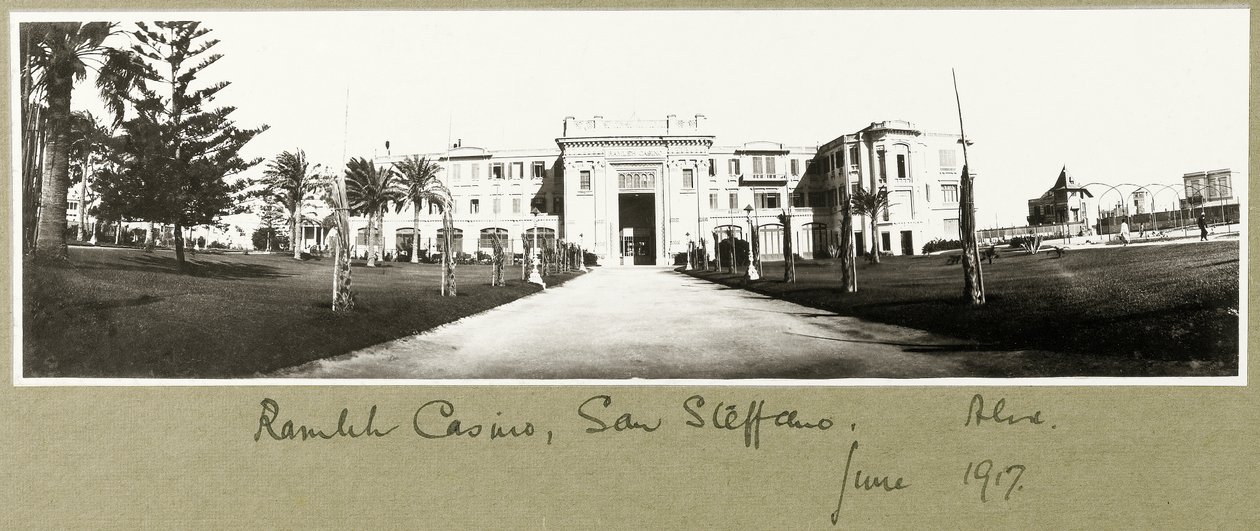 Ramleh Casino, San Stefano, juni 1917 av Capt. Arthur Rhodes