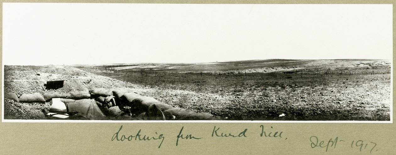 Ser fra Kurd Hill, september 1917 av Capt. Arthur Rhodes