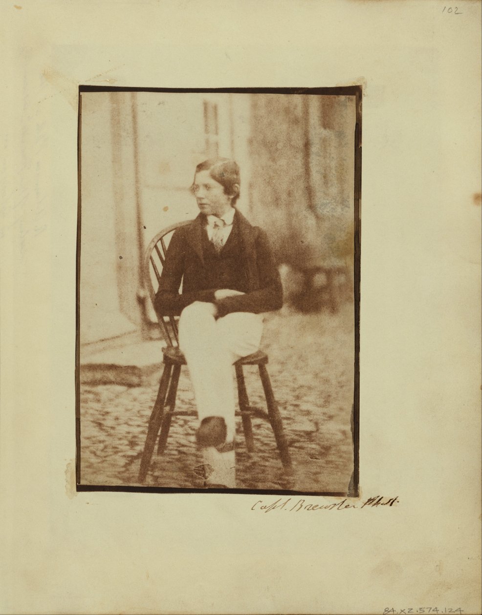 Portrett av en ung gutt av Capt. Henry Craigie Brewster