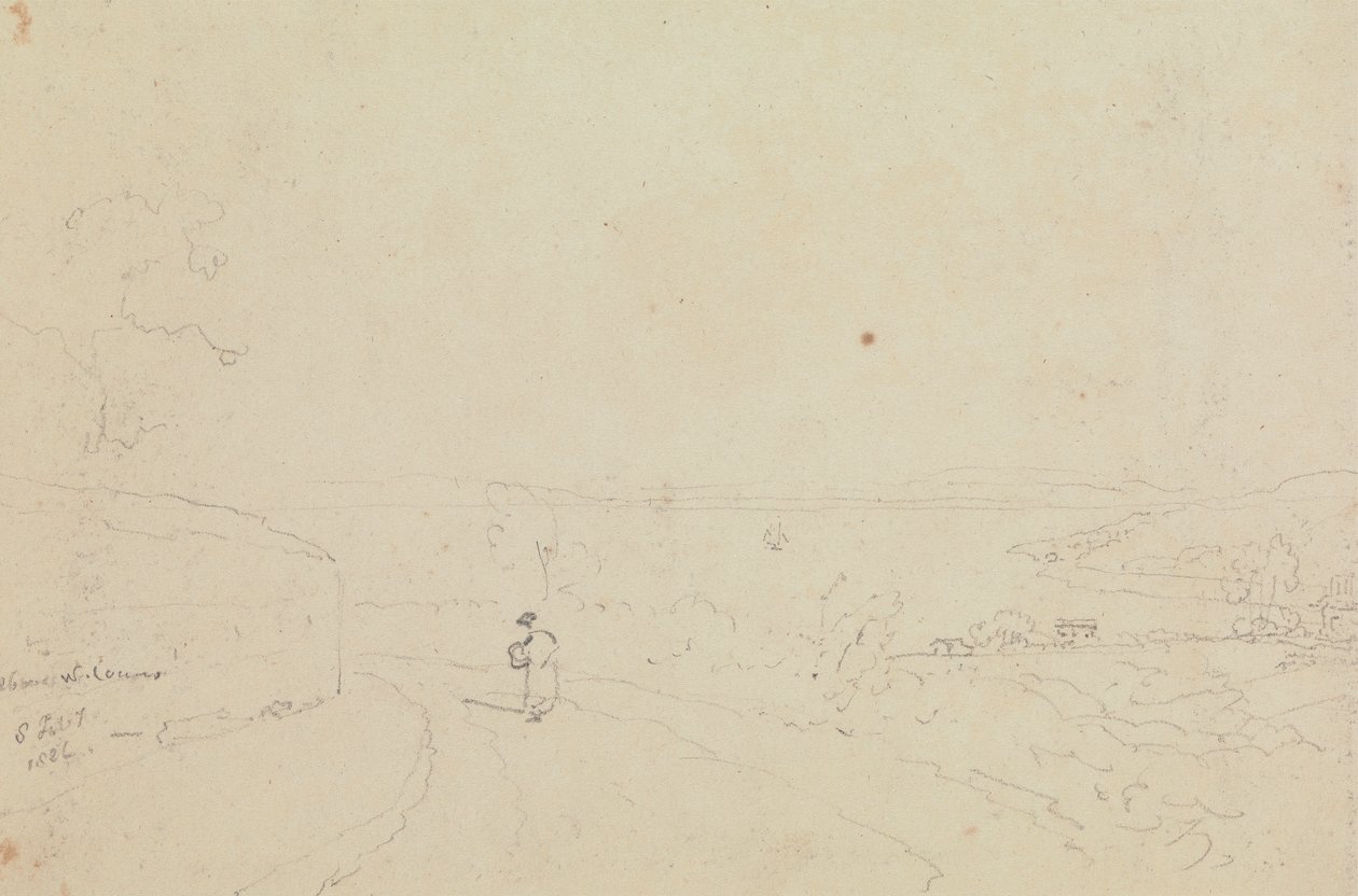 Above West Cowes, 8. februar 1826 av Capt. Thomas Hastings