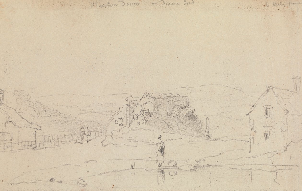Arreton Down, eller Down End, Isle of Wight av Capt. Thomas Hastings