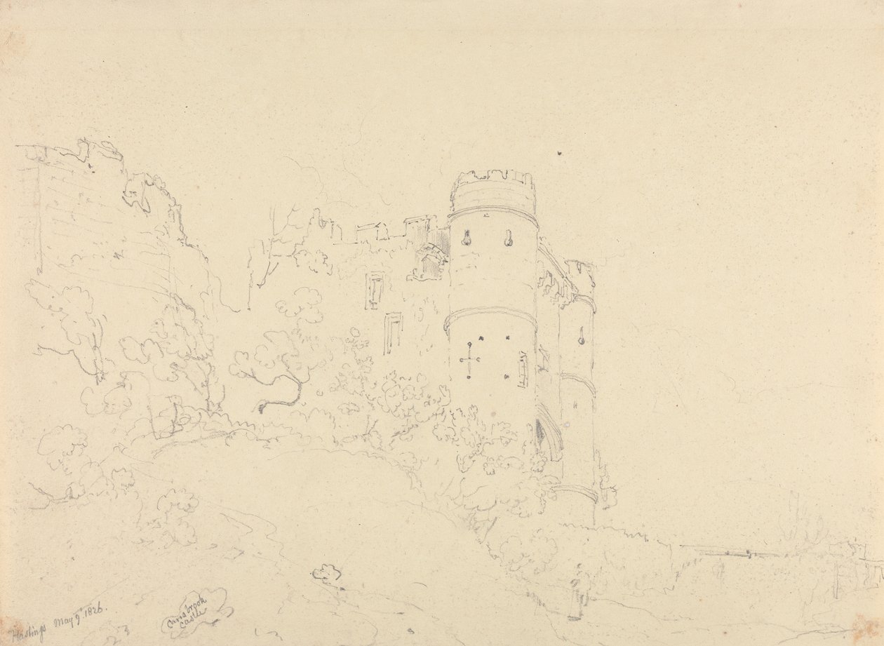Carisbrooke Castle, 9. mai 1826 av Capt. Thomas Hastings