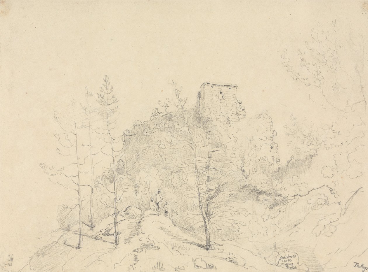 Carisbrooke Castle, 9. mai 1826 av Capt. Thomas Hastings