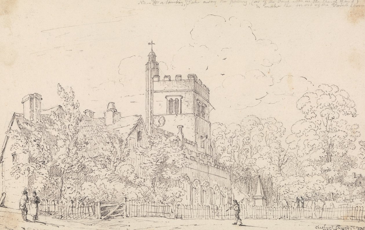 Cheshunt kirke, 23. mai 1814 av Capt. Thomas Hastings