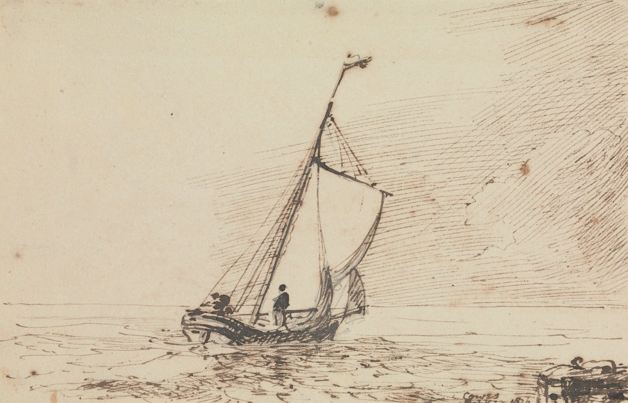 Cowes, 3. februar 1826 av Capt. Thomas Hastings