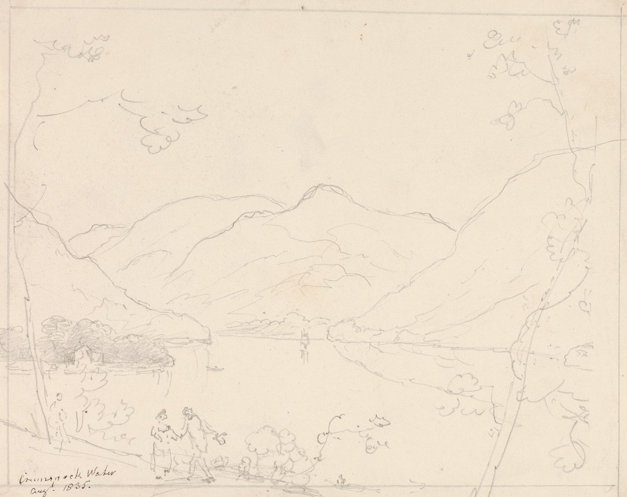 Crummock Water, august 1835 av Capt. Thomas Hastings