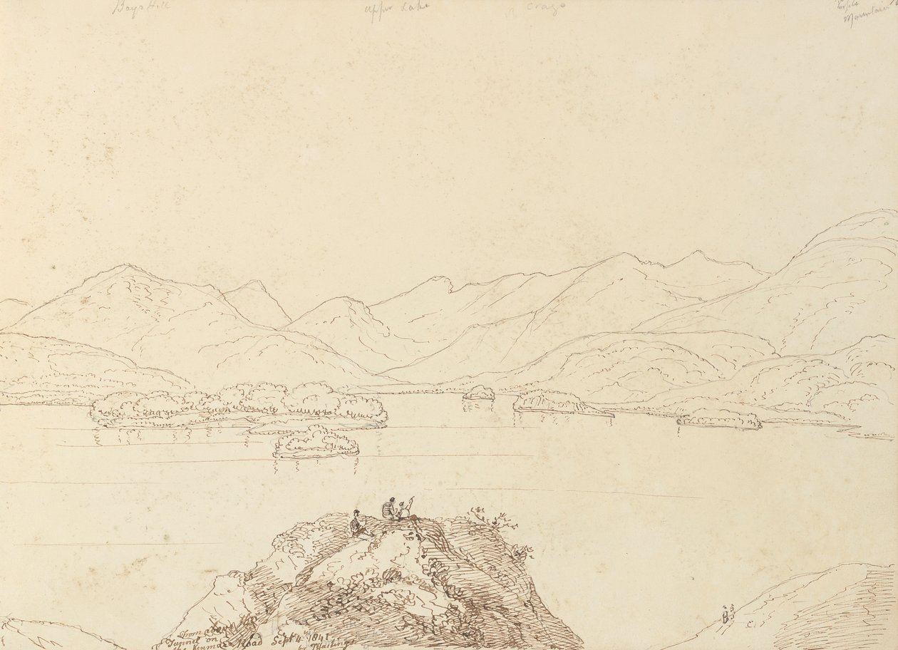 Fra Above the Tunnel på Kenmare Road, 4. september 1841 av Capt. Thomas Hastings